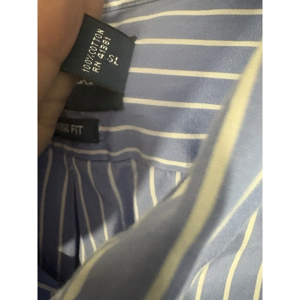 Polo Ralph Lauren designer striped shirt MENS XXL CLASSIC FIT‎ READ